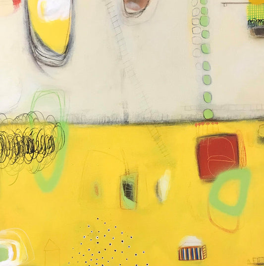 When she Climbed this High She Could see the Wind Roll into Town